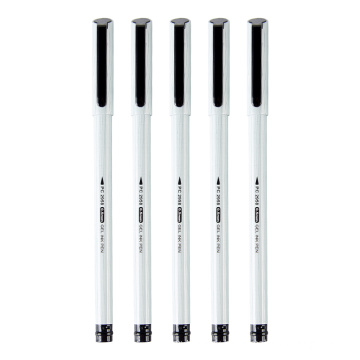 Ink Gel Pen Set Simple Business White Gel Pen for Student Office School Stationery